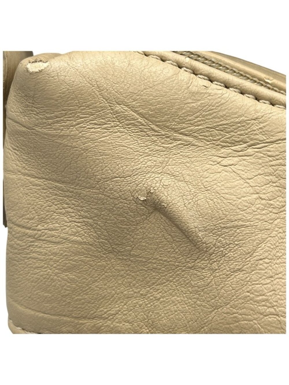 Stone & Co Cross Body Shoulder Bag Beige & Black Multi Zipper Faux Leather - Picture 9 of 16